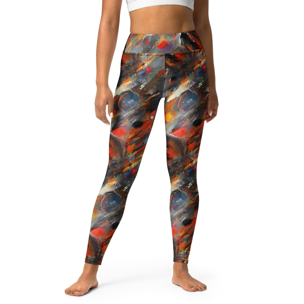 Kohn's Whirl on Yoga Leggings — Front