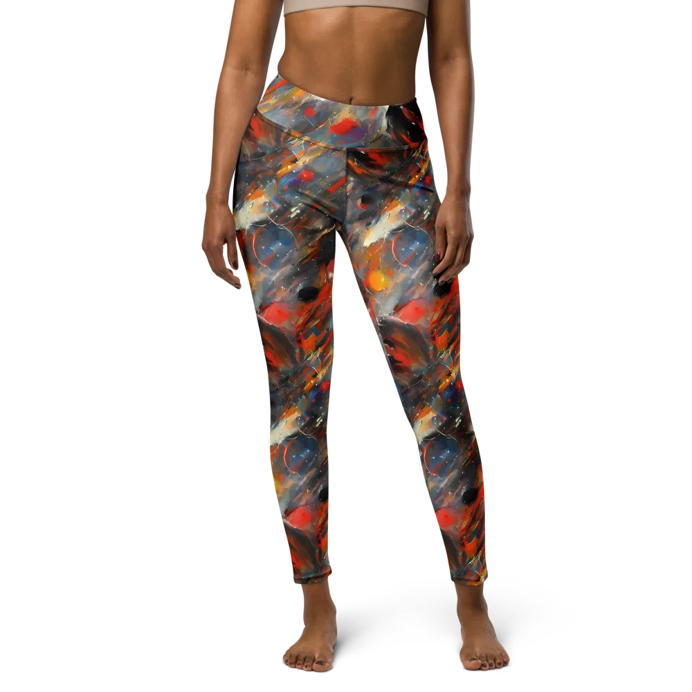 Kohn's Whirl on Yoga Leggings — Front