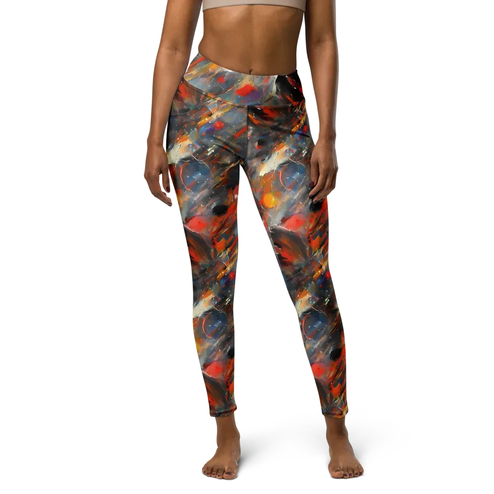 Kohn's Whirl on Yoga Leggings — Front