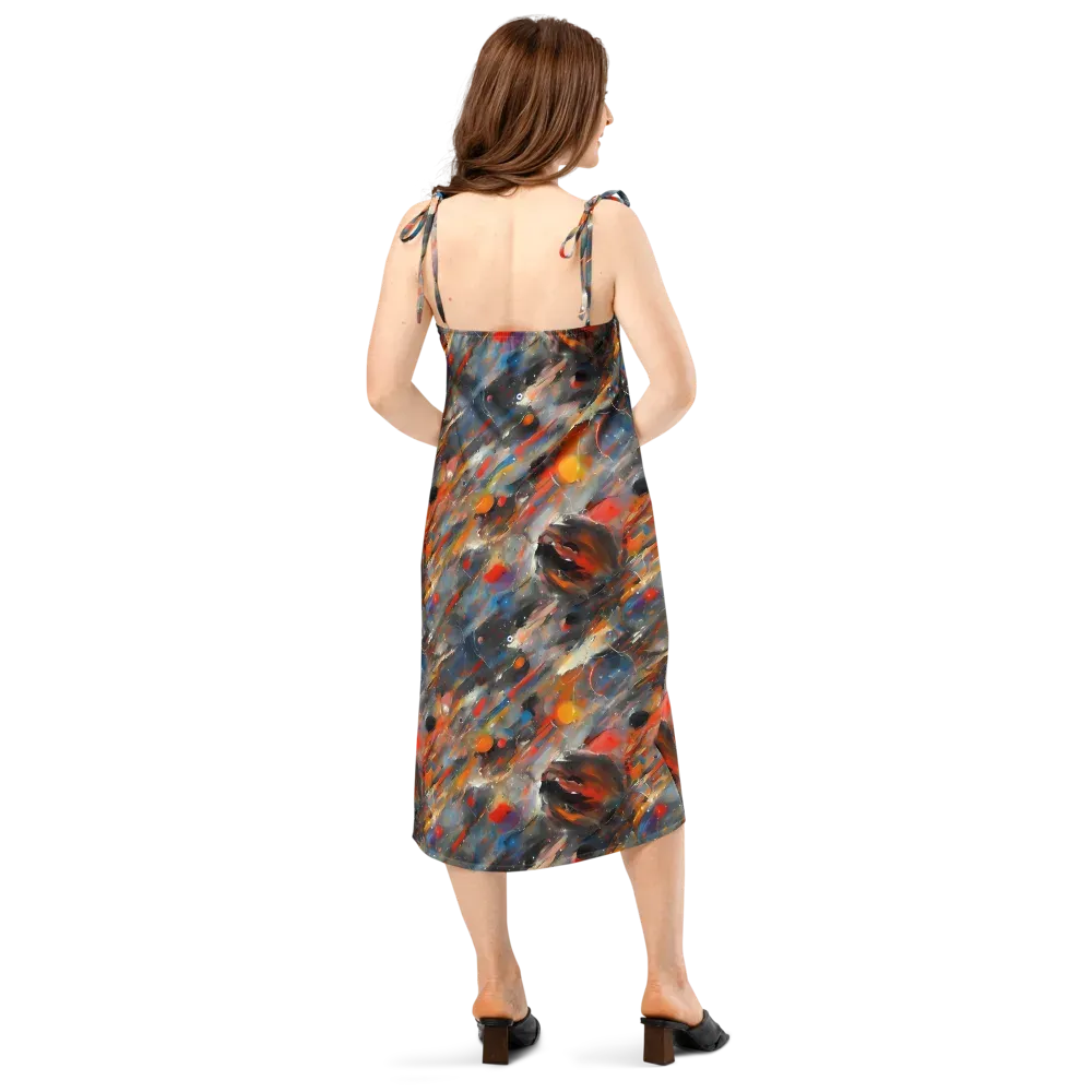 Kohn's Whirl on Slip Dress — Back