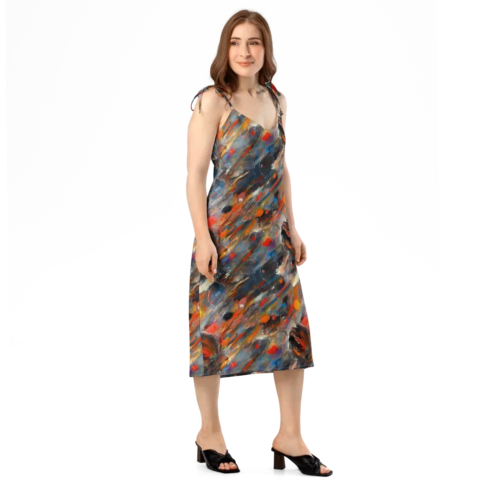 Kohn's Whirl on Slip Dress — Right Front