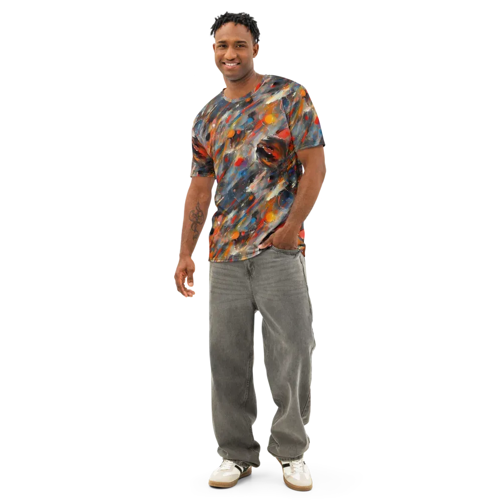 Kohn's Whirl on Men's Cotton Crew Neck T-Shirt — Front