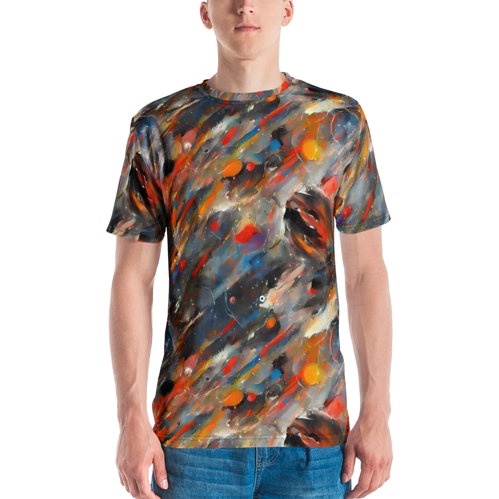 Kohn's Whirl on Men's Crew Neck T-Shirt — Front