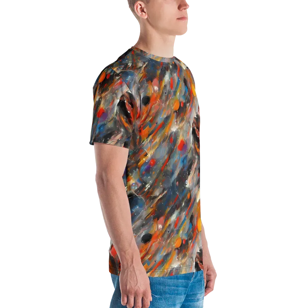 Kohn's Whirl on Men's Crew Neck T-Shirt — Right