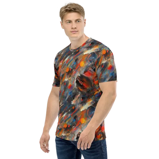 Kohn's Whirl on a Men's Crew Neck T-Shirt