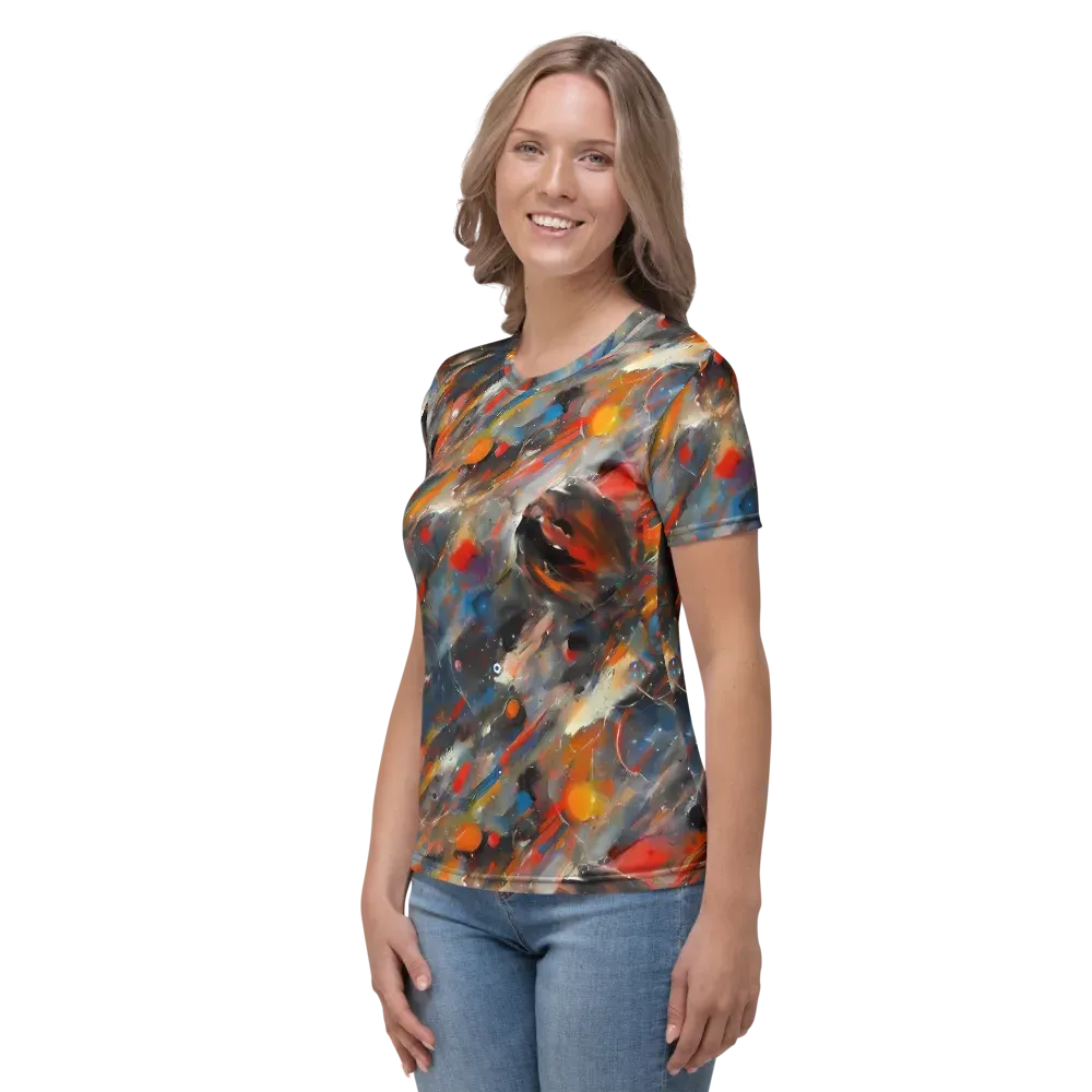 Kohn's Whirl on Women's Crew Neck T-Shirt — Left
