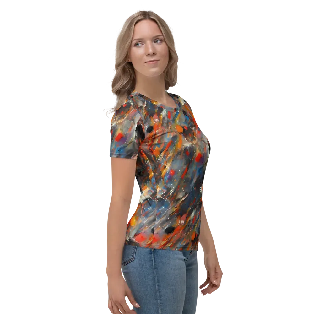Kohn's Whirl on Women's Crew Neck T-Shirt — Right