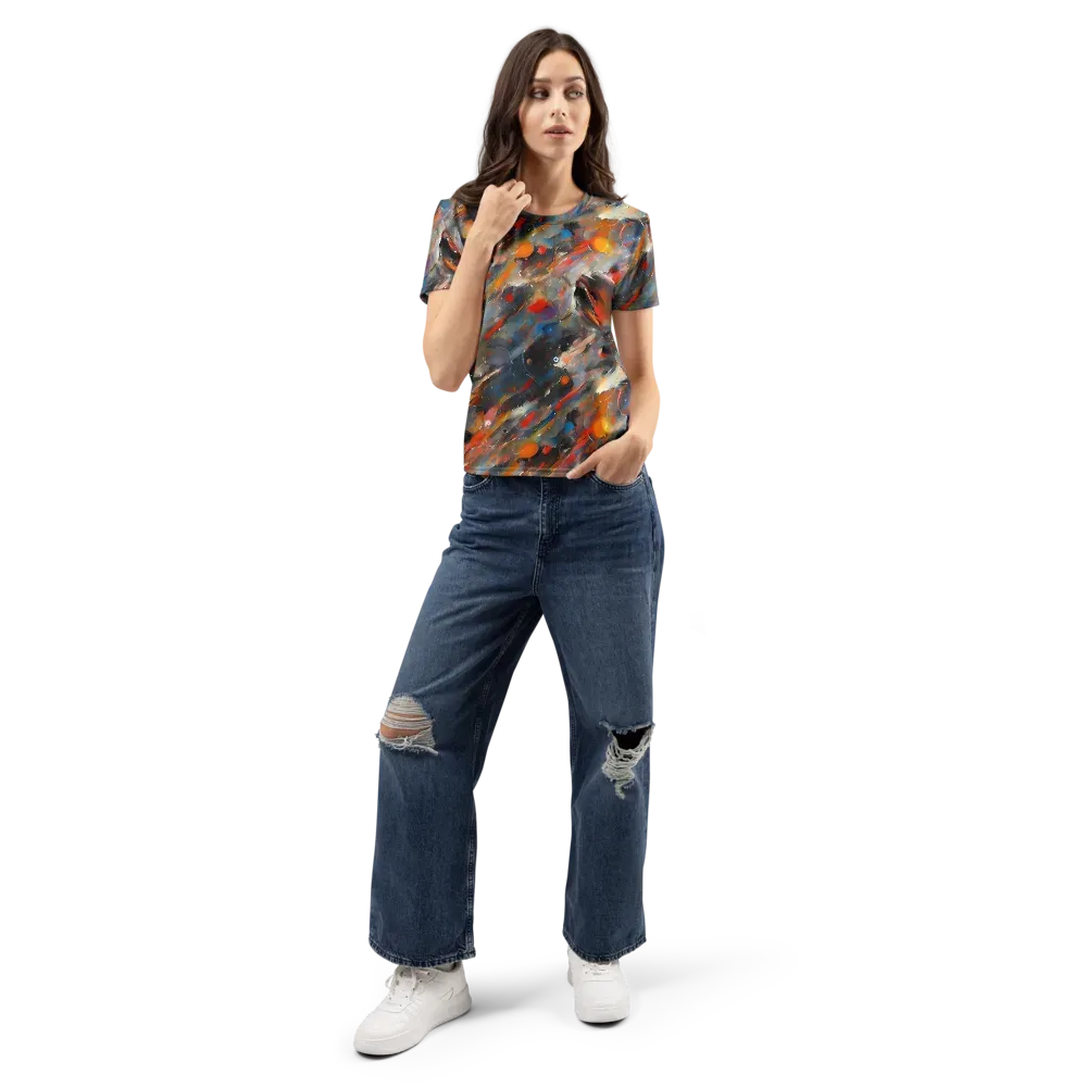 Kohn's Whirl on Women's Crew Neck T-Shirt — Front