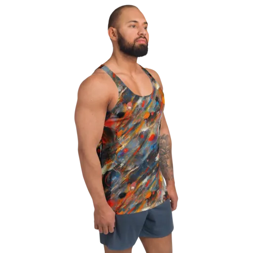 Kohn's Whirl on a Men's Tank Top