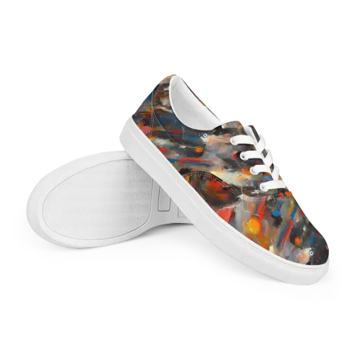 Kohn's Whirl on a Men's Lace-Up Canvas Shoes