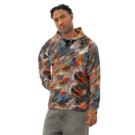 Kohn's Whirl on a Cotton Hoodie