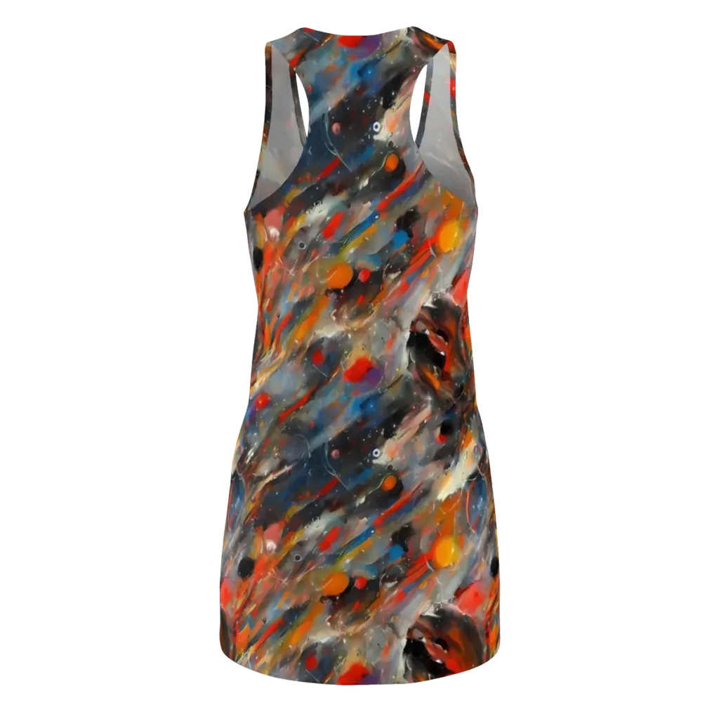 Kohn's Whirl on Racerback Dress — Back