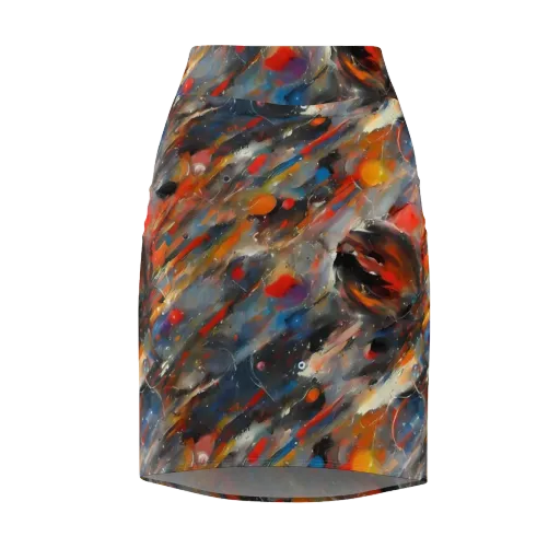 Kohn's Whirl on a Pencil Skirt