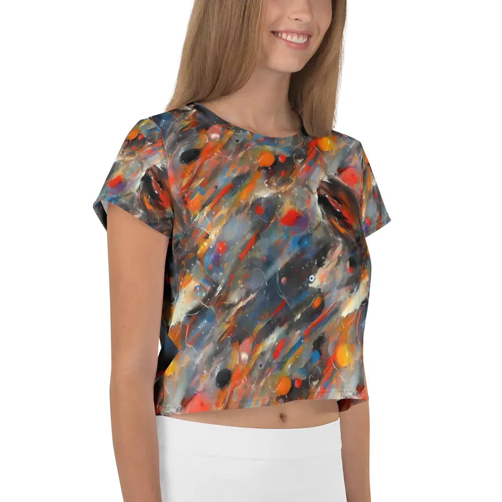 Kohn's Whirl on Crop Tee — Right