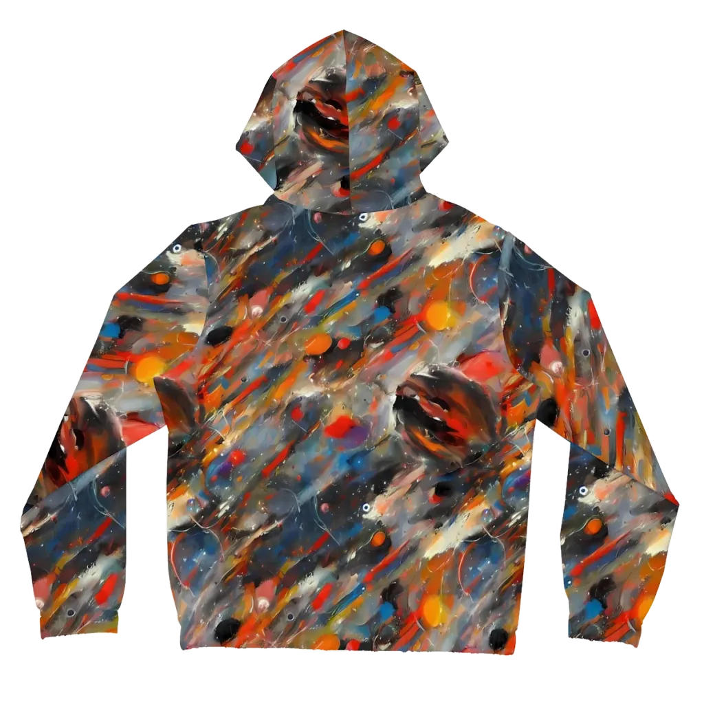 Kohn's Whirl on Women's Full-Zip Hoodie — Back