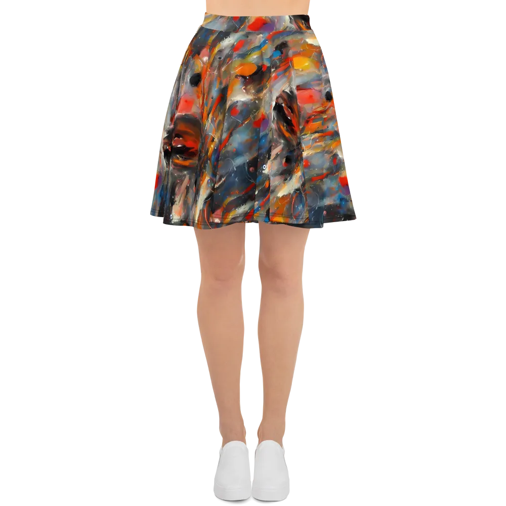 Kohn's Whirl on Skater Skirt — Front