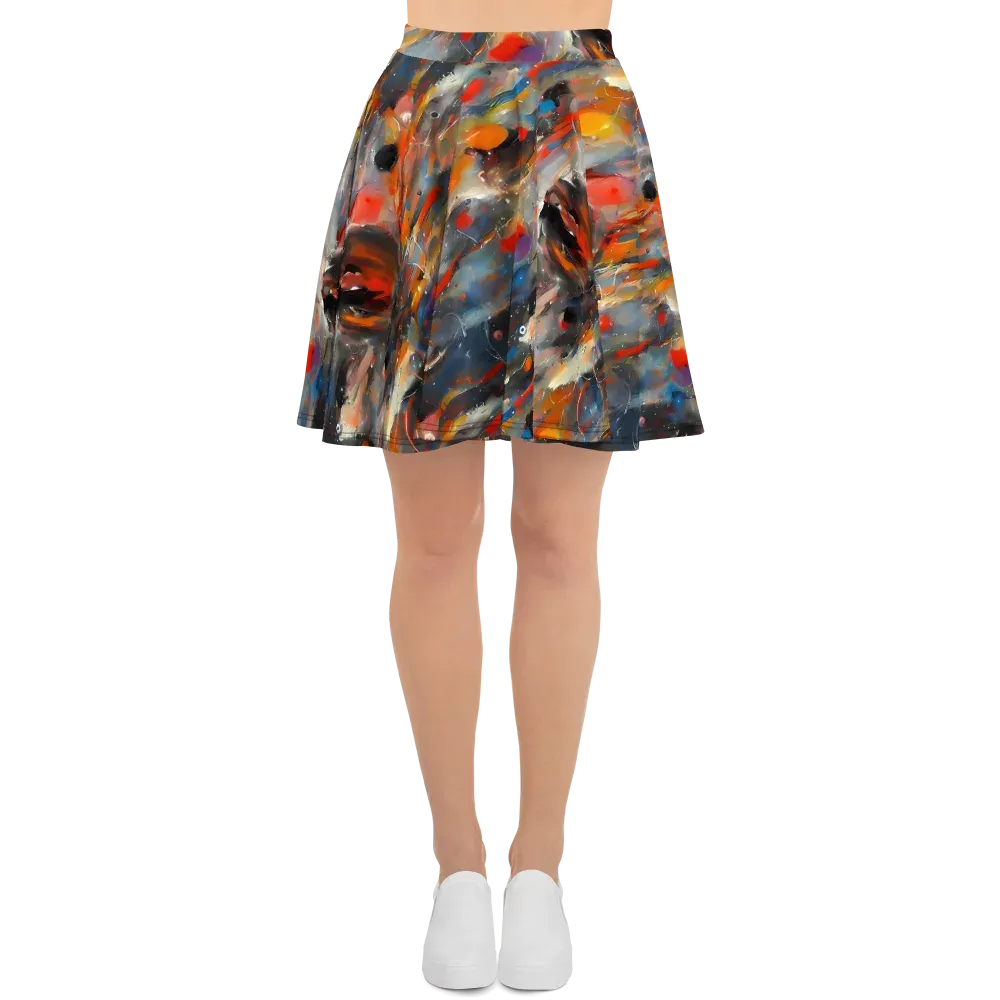 Kohn's Whirl on Skater Skirt — Front