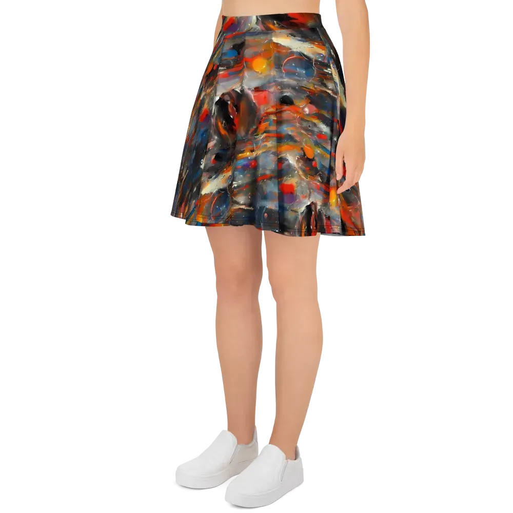 Kohn's Whirl on Skater Skirt — Left