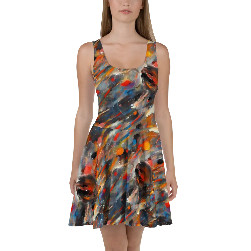 Kohn's Whirl on Skater Dress — Front