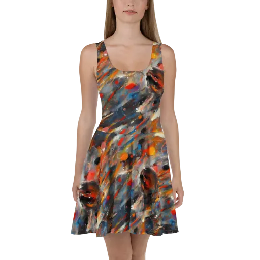 Kohn's Whirl on a Skater Dress