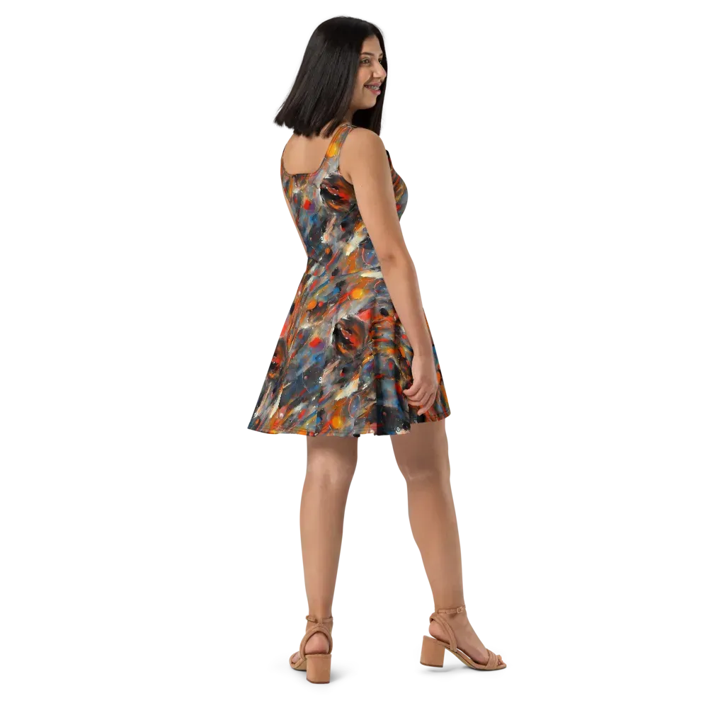 Kohn's Whirl on Skater Dress — Right