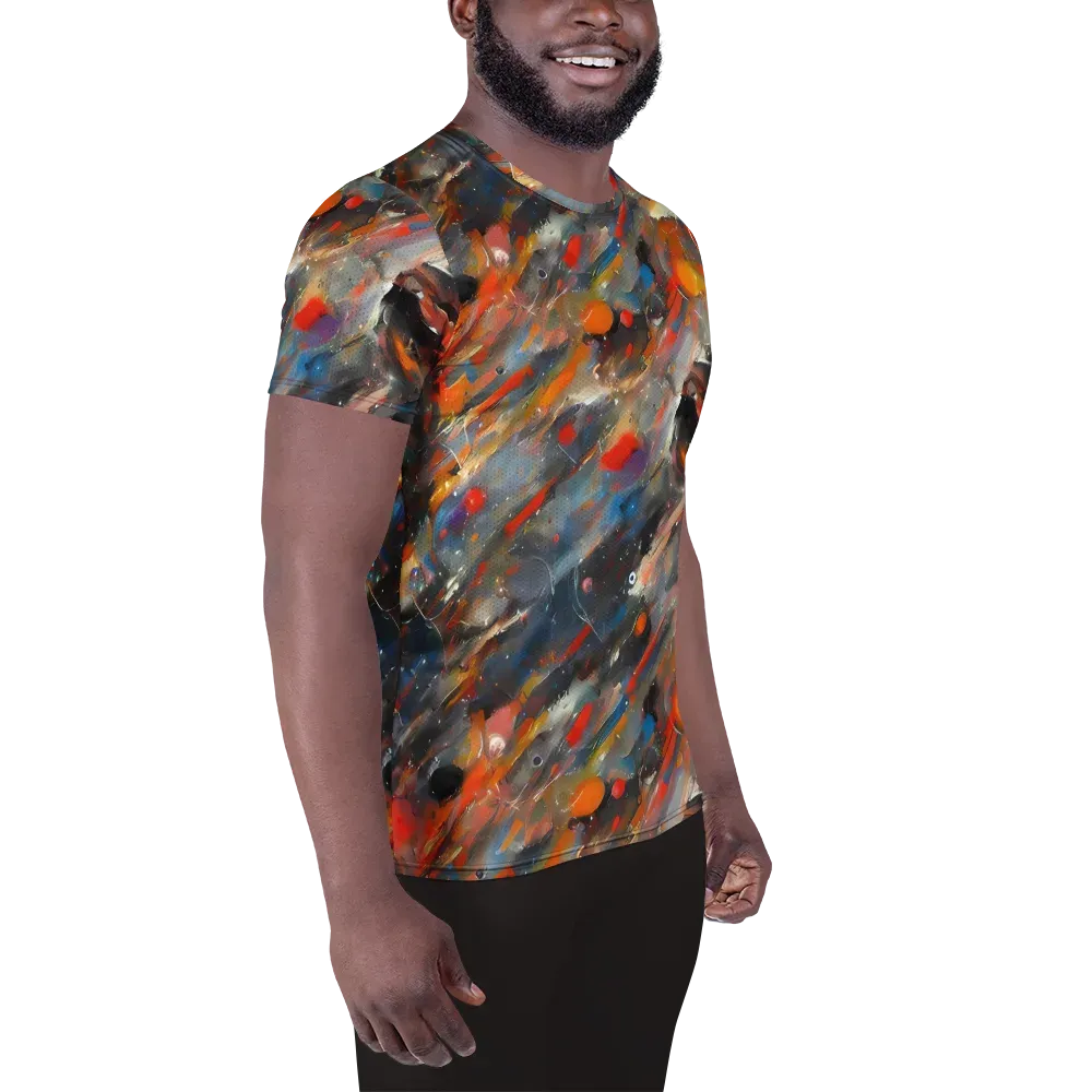 Kohn's Whirl on Men's Athletic T-Shirt — Right