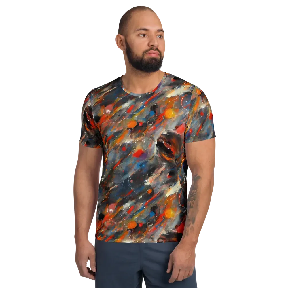 Kohn's Whirl on Men's Athletic T-Shirt — Front