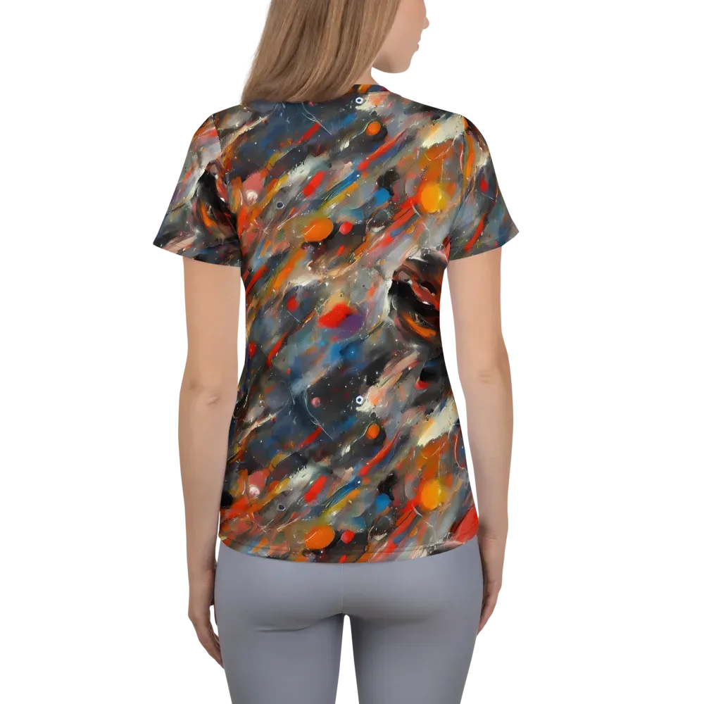 Kohn's Whirl on Women's Athletic T-Shirt — Back