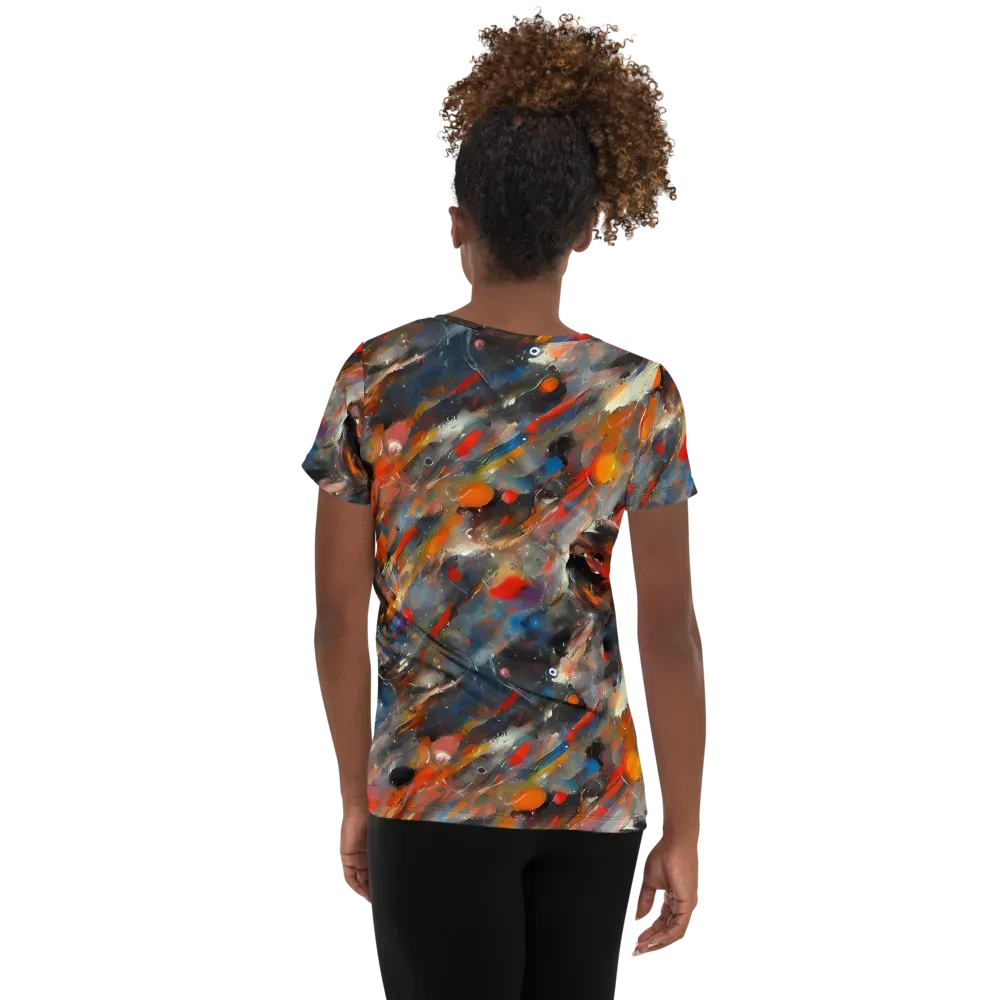 Kohn's Whirl on Women's Athletic T-Shirt — Back
