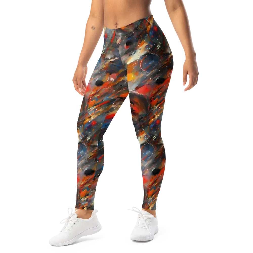 Kohn's Whirl on Leggings — Left Front