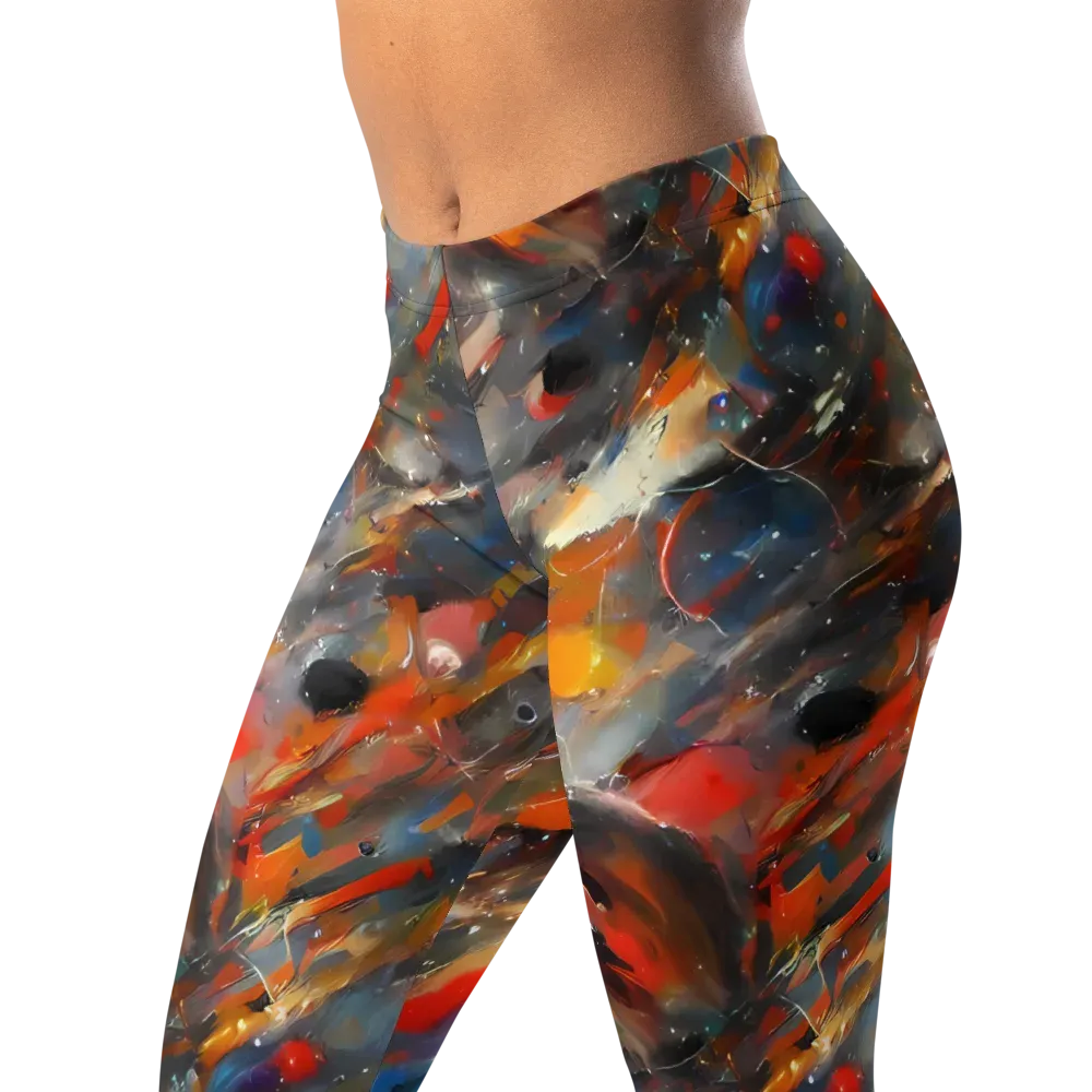 Kohn's Whirl on Leggings — Left Front