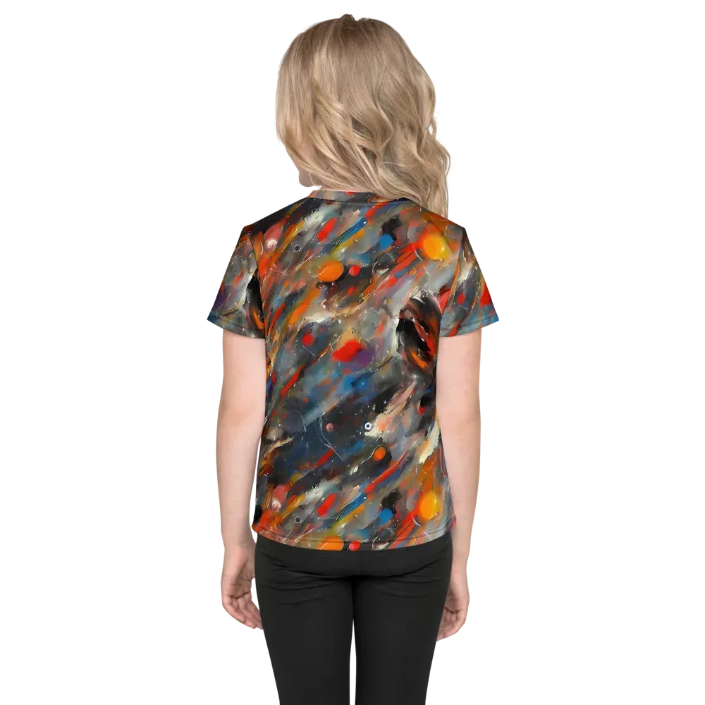Kohn's Whirl on Kids Crew Neck T-Shirt — Back