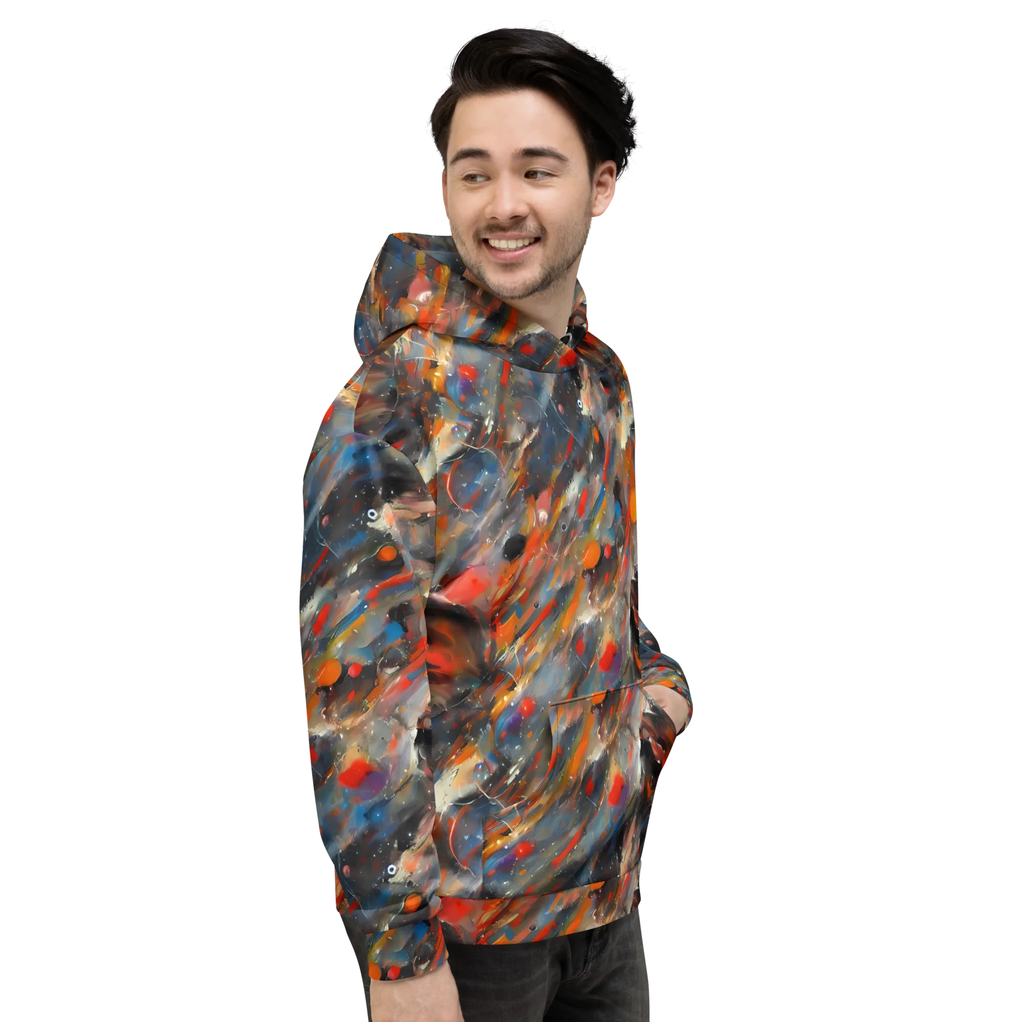 Kohn's Whirl on Hoodie — Right