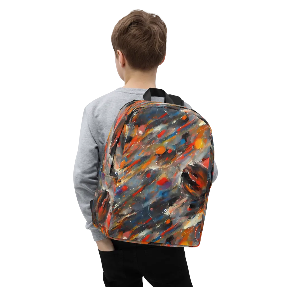 Kohn's Whirl on Minimalist Backpack — Zoomed-in