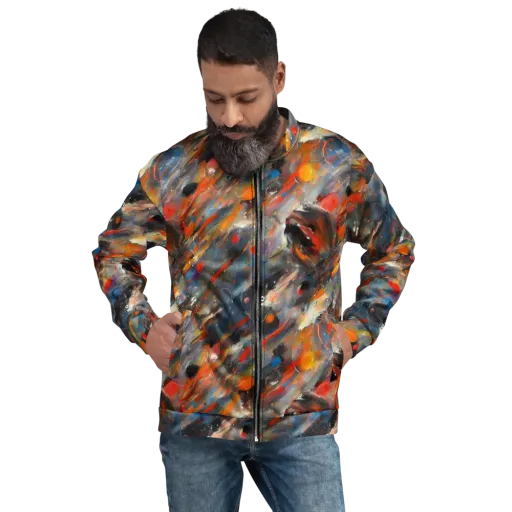 Kohn's Whirl on a Bomber Jacket