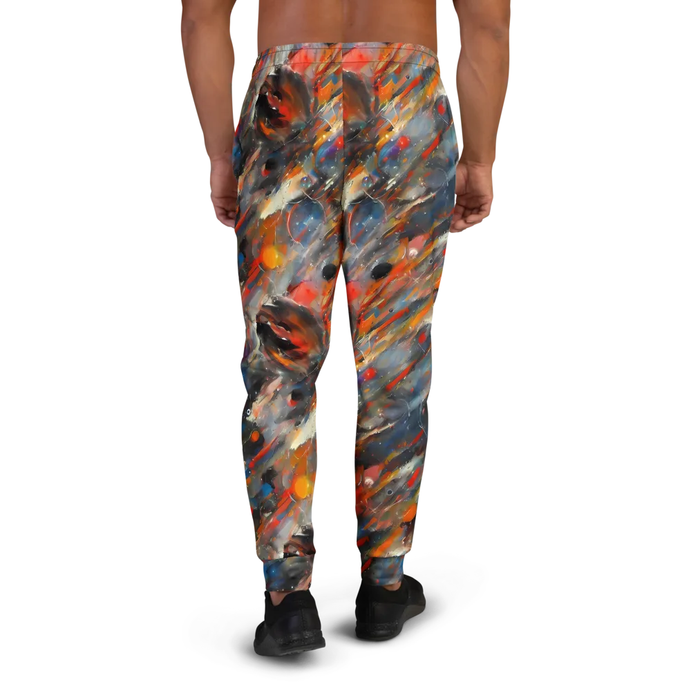 Kohn's Whirl on Men's Joggers — Back