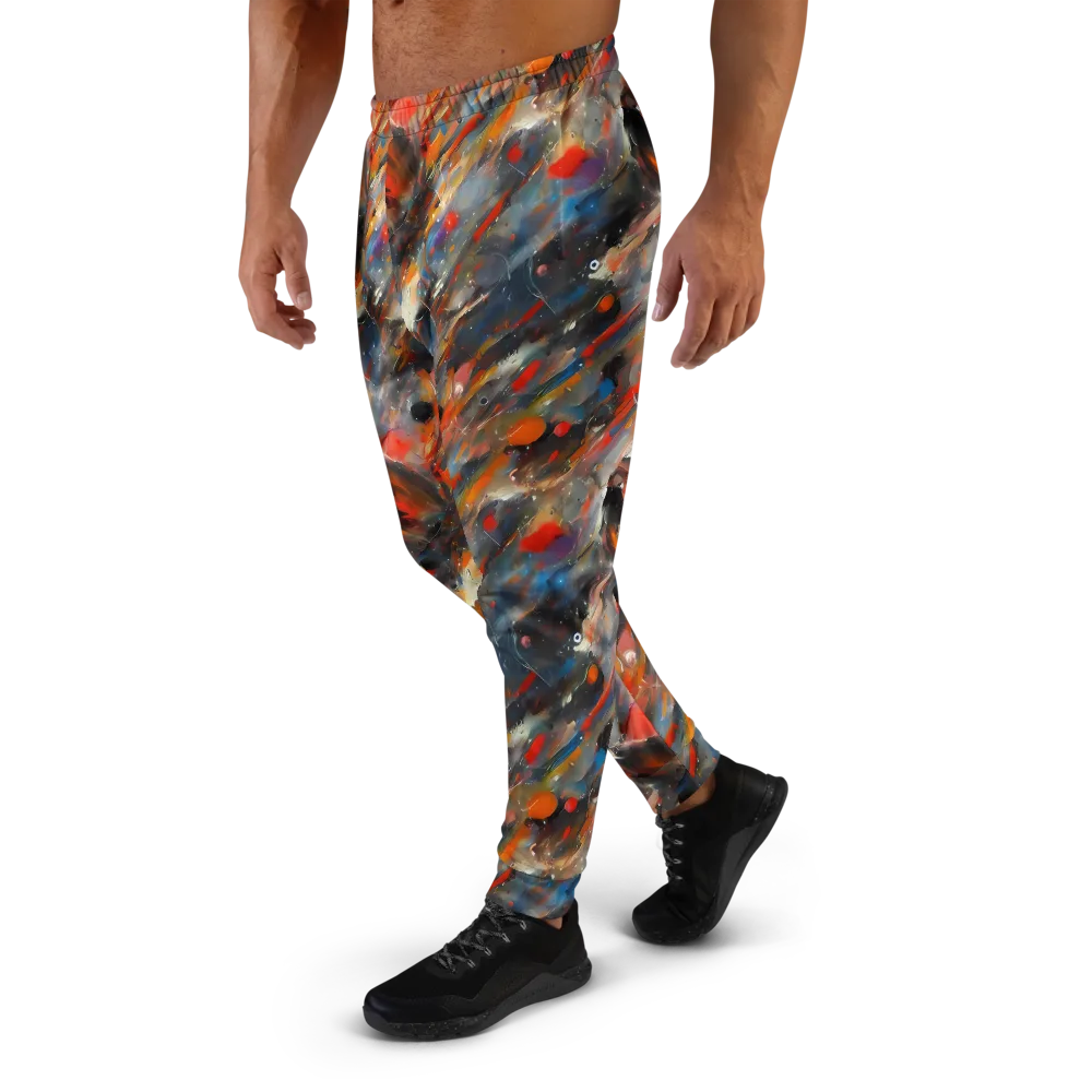 Kohn's Whirl on Men's Joggers — Left