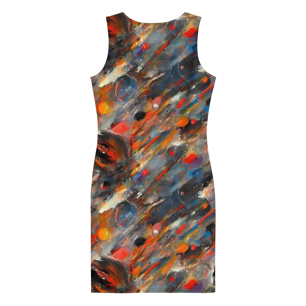 Kohn's Whirl on Bodycon Dress — Back