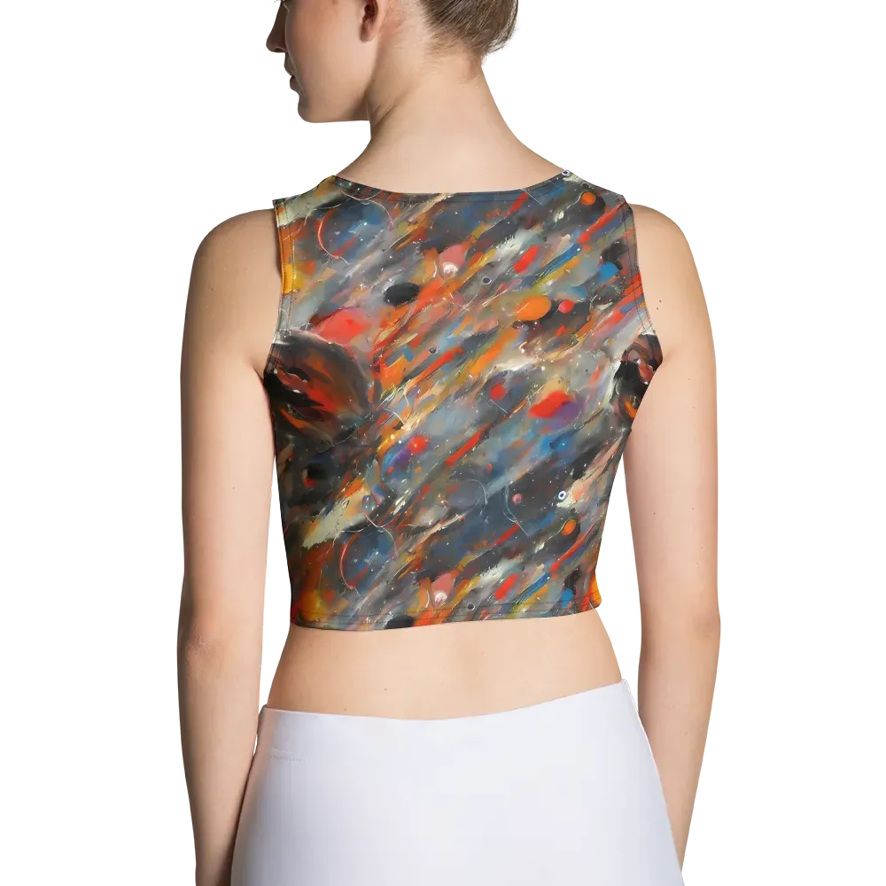 Kohn's Whirl on Crop Top — Back