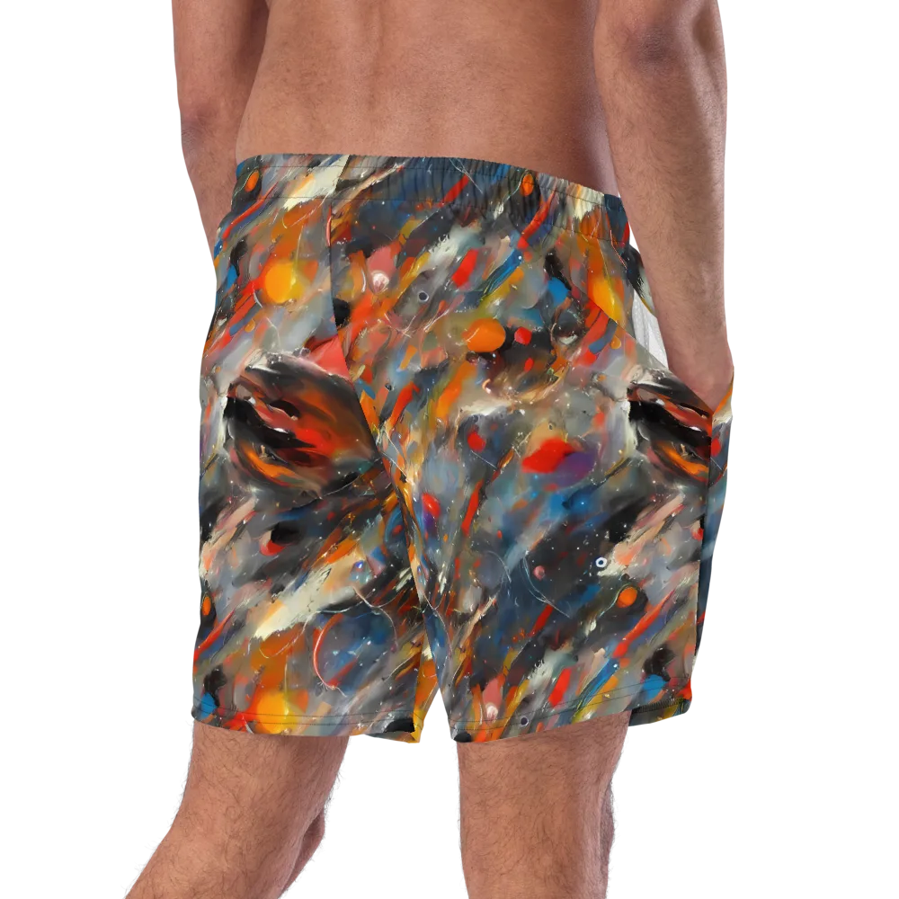 Kohn's Whirl on Swim Trunks — Right Back