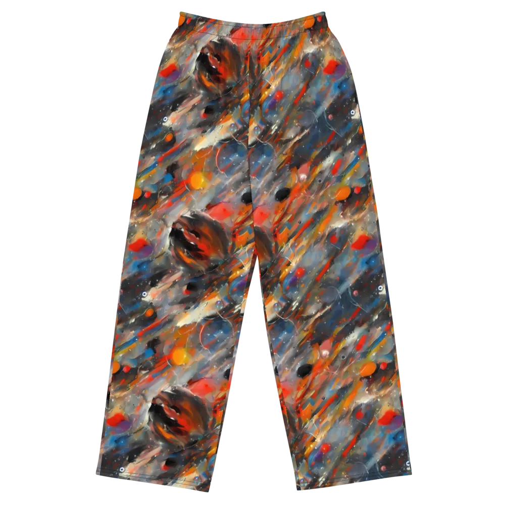 Kohn's Whirl on Wide-Leg Pants — Front