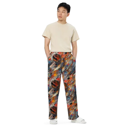 Kohn's Whirl on a Wide-Leg Pants