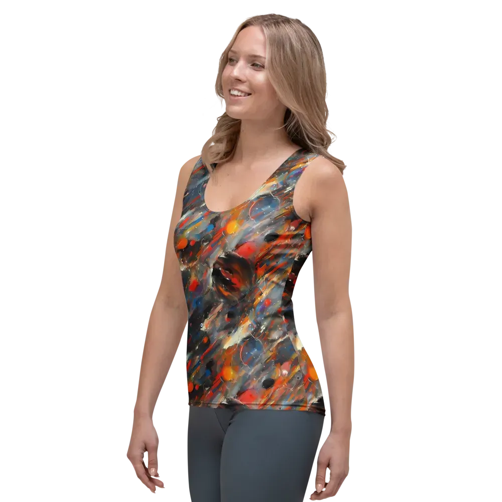 Kohn's Whirl on Women's Tank Top — Left Front