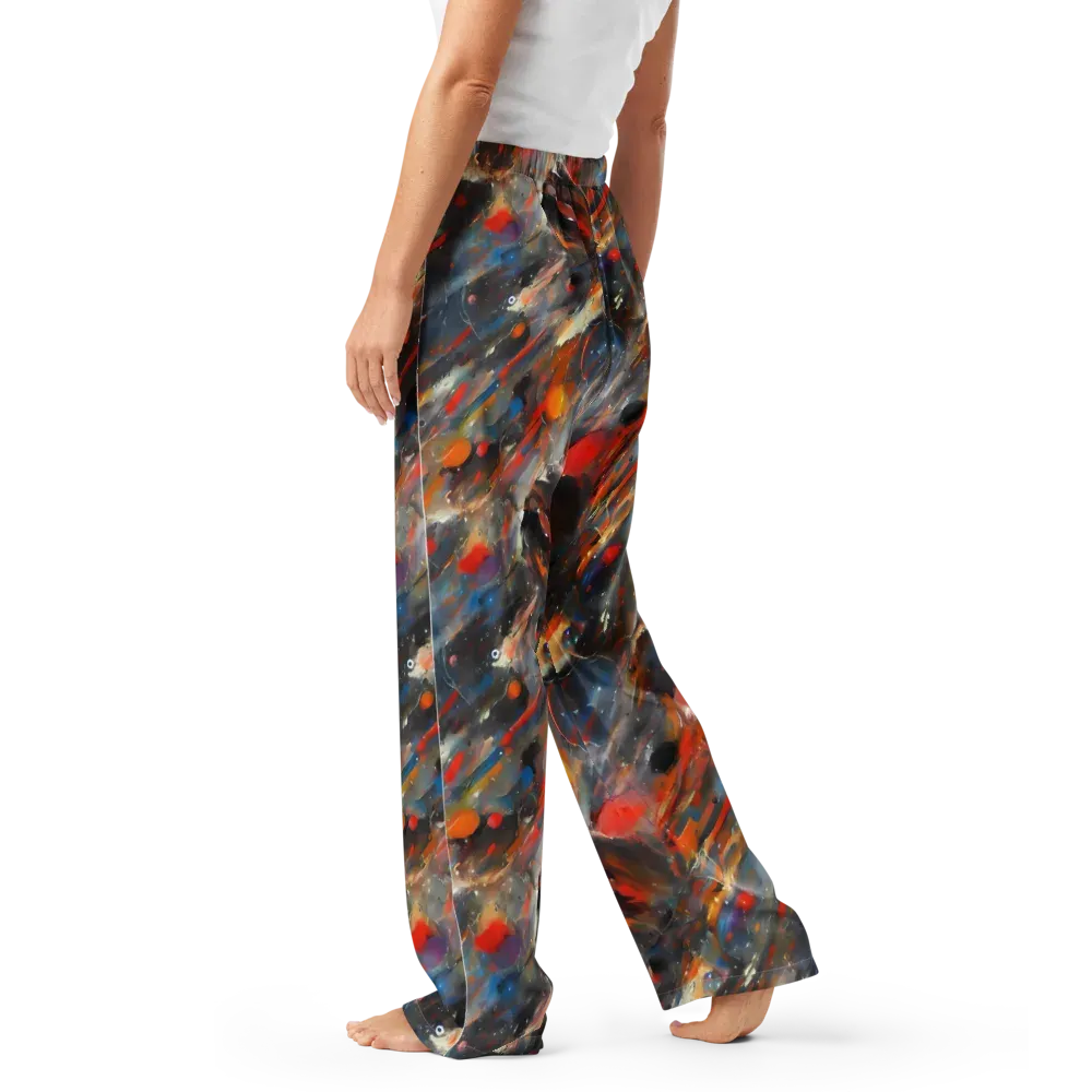 Kohn's Whirl on Women's Pajama Pants — Left