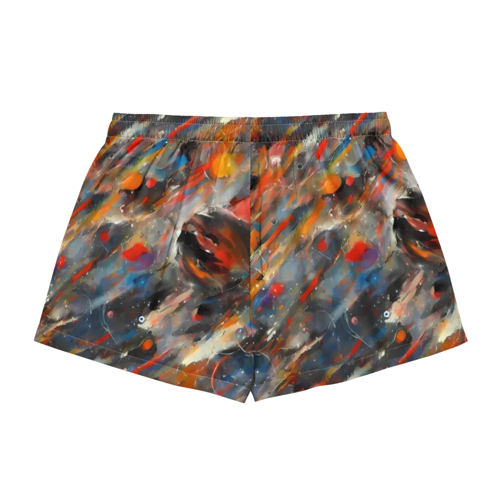 Kohn's Whirl on Women's Pajama Shorts — Back