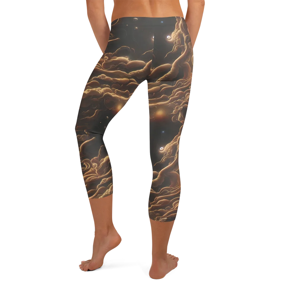 Ether Tangle on Capri Leggings — Back