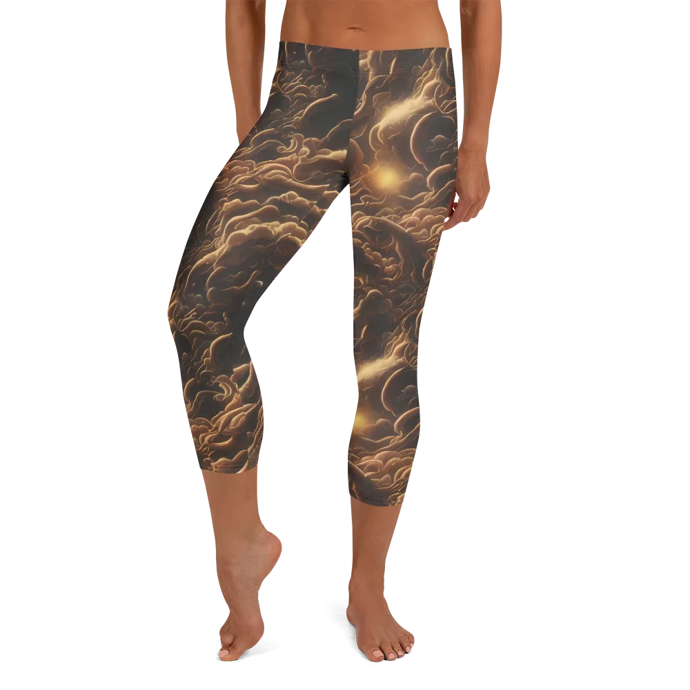 Ether Tangle on Capri Leggings — Front