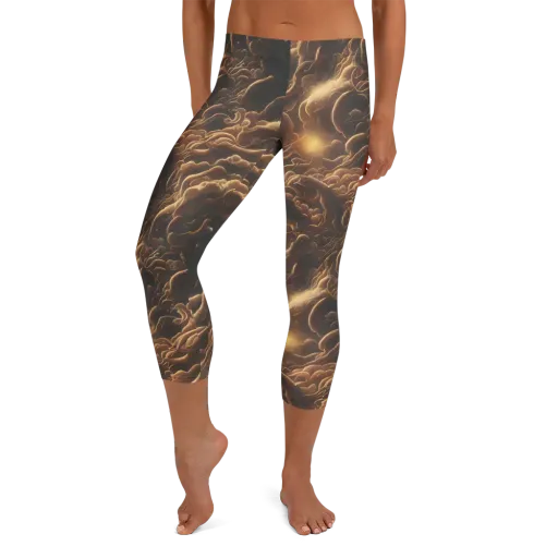 Ether Tangle on a Capri Leggings