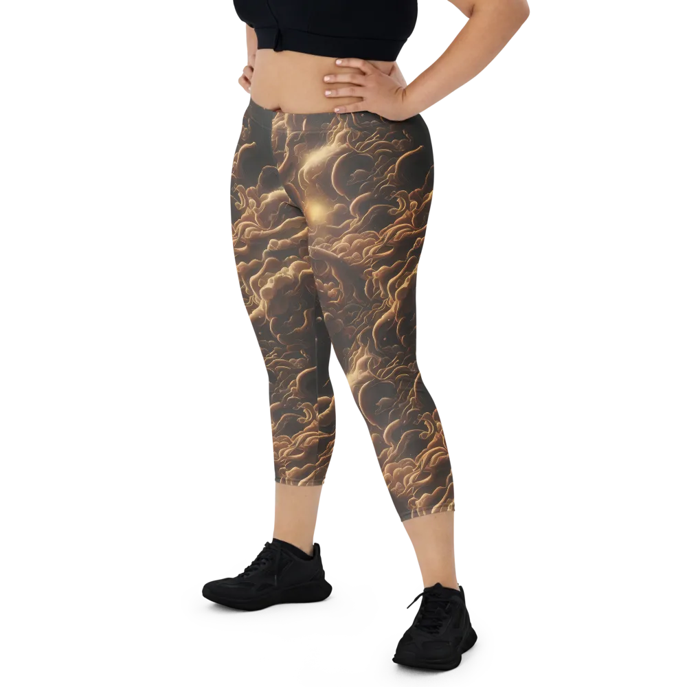 Ether Tangle on Capri Leggings — Front