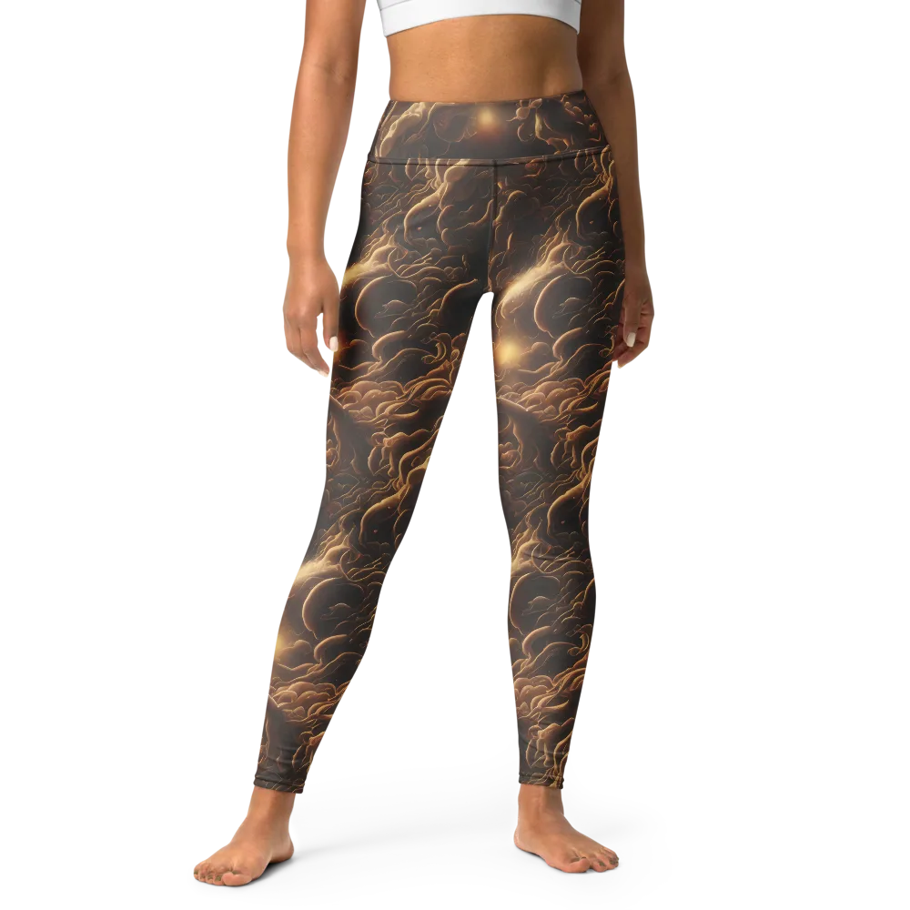 Ether Tangle on Yoga Leggings — Front